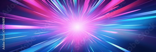 Blue & Pink burst abstract background