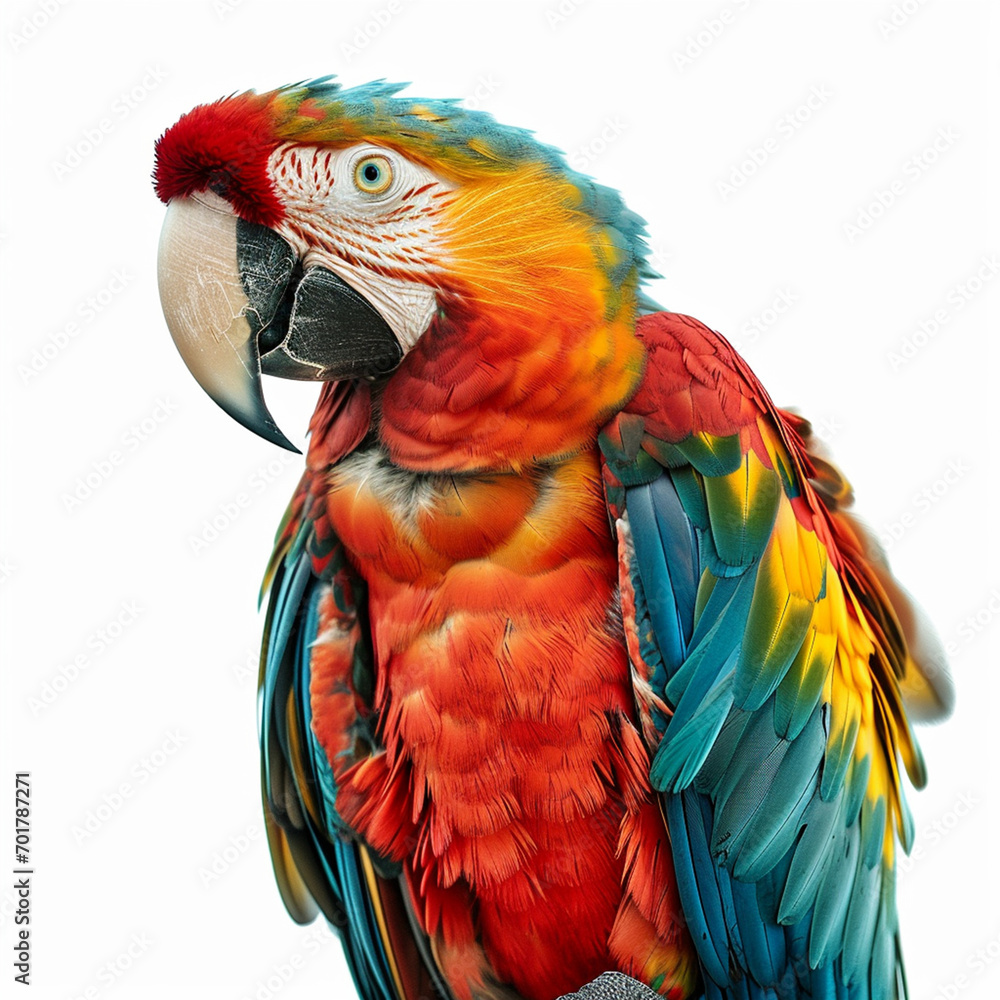 Portrait of a parrot Portrait of a parrot