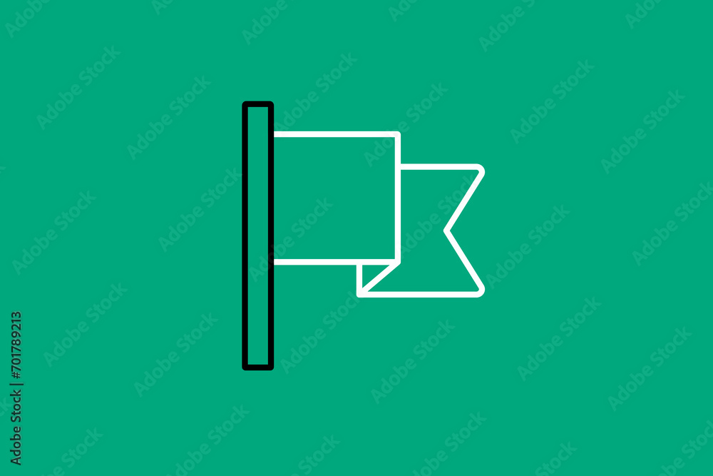 flag illustration in flat style design. Vector illustration. flag illustration in flat style design. Vector illustration.