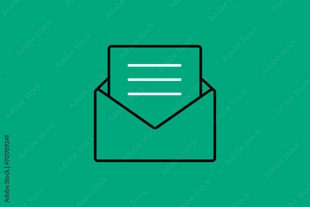 letter illustration in flat style design. Vector illustration. letter illustration in flat style design. Vector illustration.
