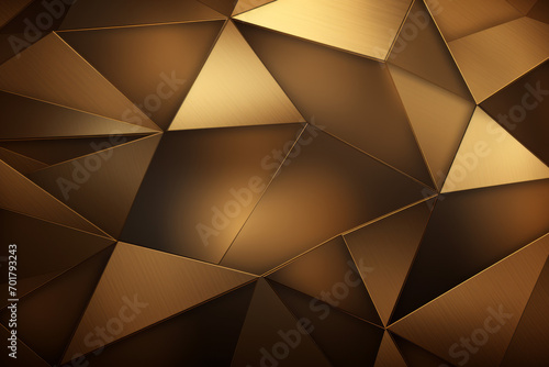 Geometric background banner with a gold foil texture golden vintage sepia-toned photography, shaped canvas, juxtaposition of shapes. Web design elements © MD Media
