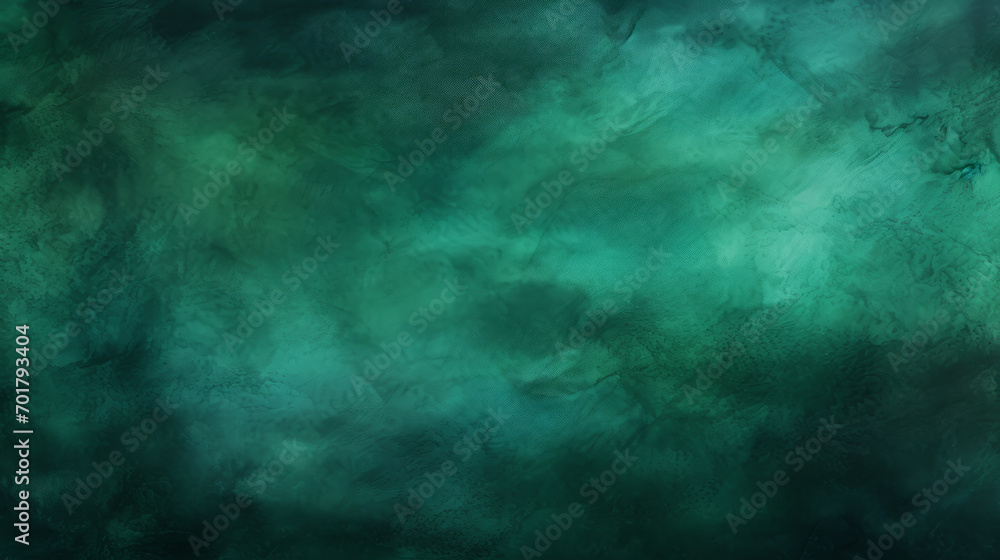 Green and black natural watercolor paint, on textured canvas, dark emerald, minimalist background. Web design banner concept