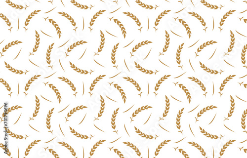 Wheat pattern wallpaper. oat symbol. free space for text. rice sign. Rice pattern wallpaper.