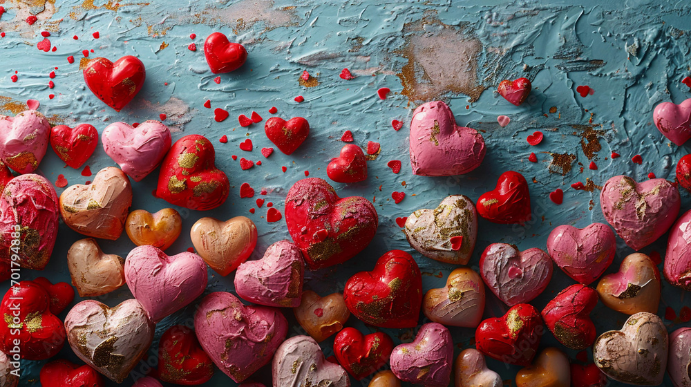 A Pink Heart Symphony in Romantic Bliss A vibrant background of soft pink hues adorned with intertwining hearts, symbolizing the celebration of enduring love on Valentine's Day A Pink Heart Symphony in Romantic Bliss A vibrant background of soft pink hues adorned with intertwining hearts, symbolizing the celebration of enduring love on Valentine's Day