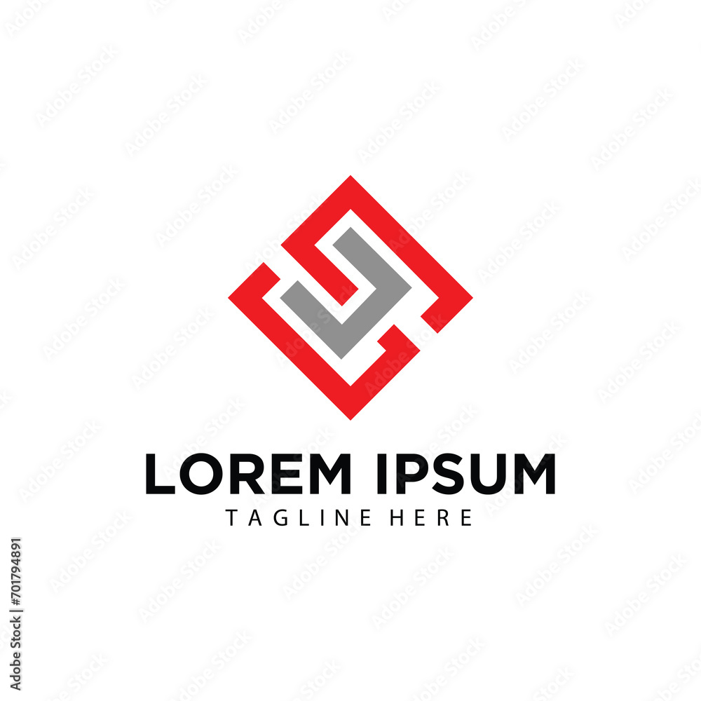 Obraz premium Letter C and S logo