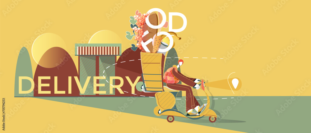 Fototapeta premium Delivery