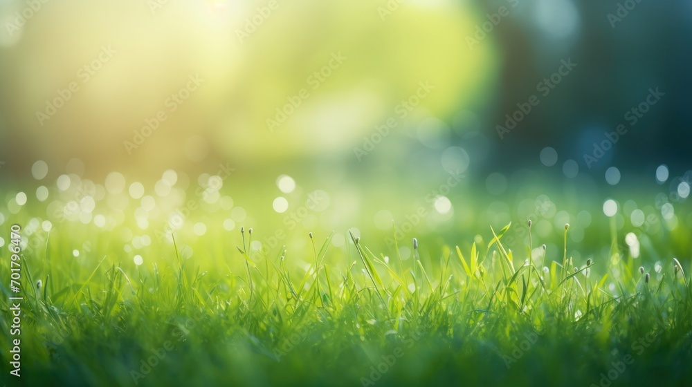 
Art abstract spring background or summer background with fresh grass