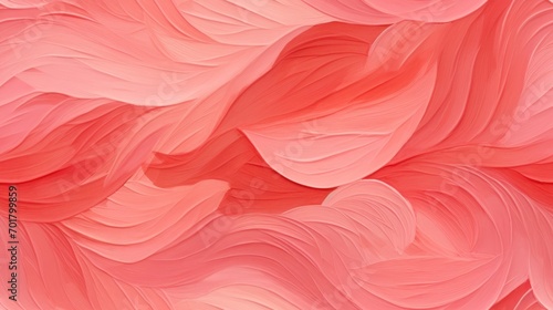  a close up of a pink wallpaper with a pattern of wavy, wavy, wavy, and wavy shapes.