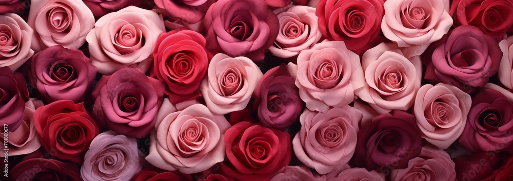 Background of pink and red rosebuds. Background of pink and red rosebuds.