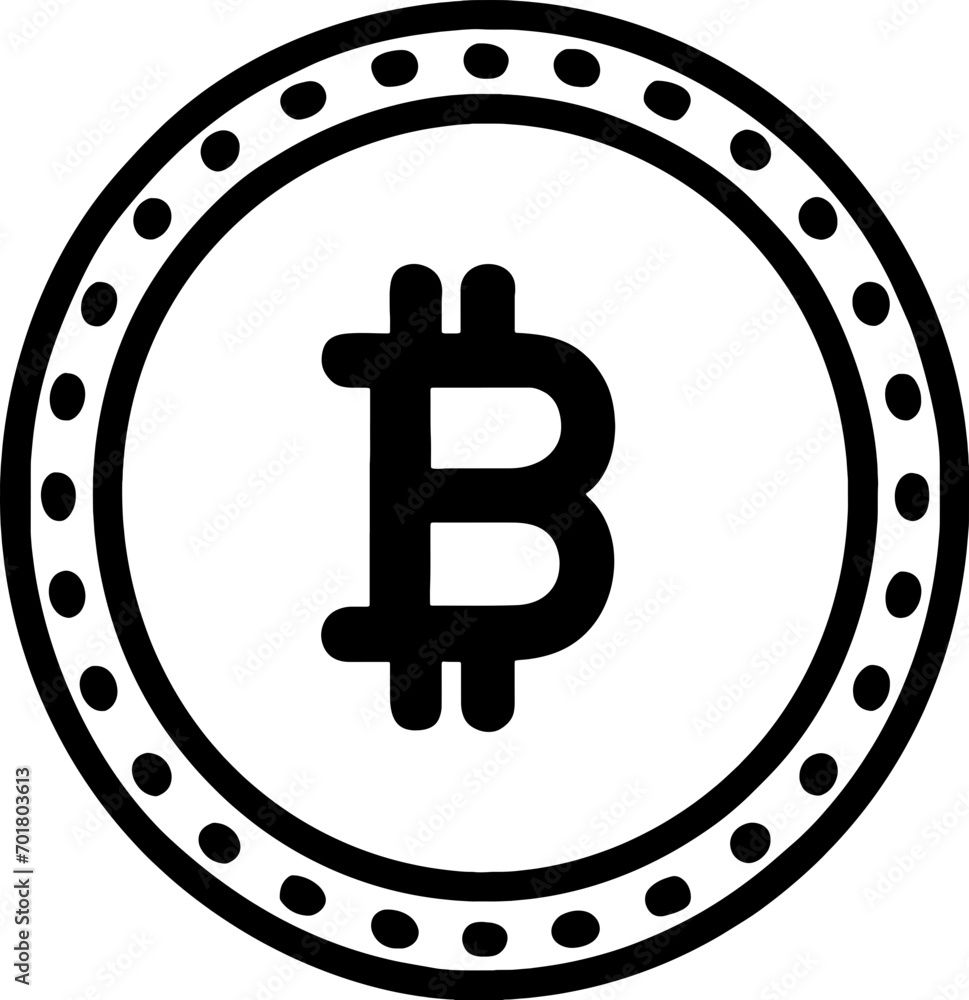 Crypto technology and Blockchain icon Crypto technology and Blockchain icon