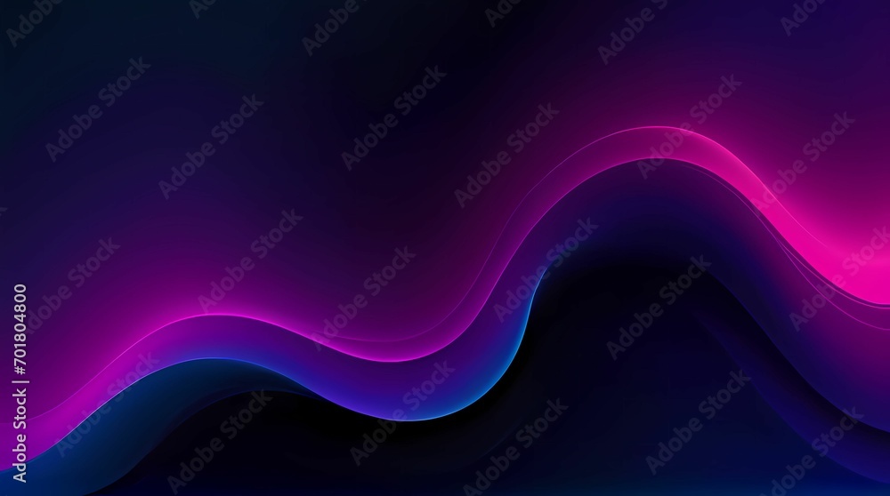 Abstract Elegance: Luminous Waves in a Dusk-to-Dawn Gradient
