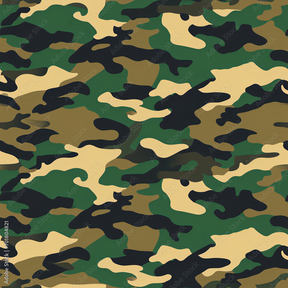 Fototapeta premium military camouflage seamless pattern
