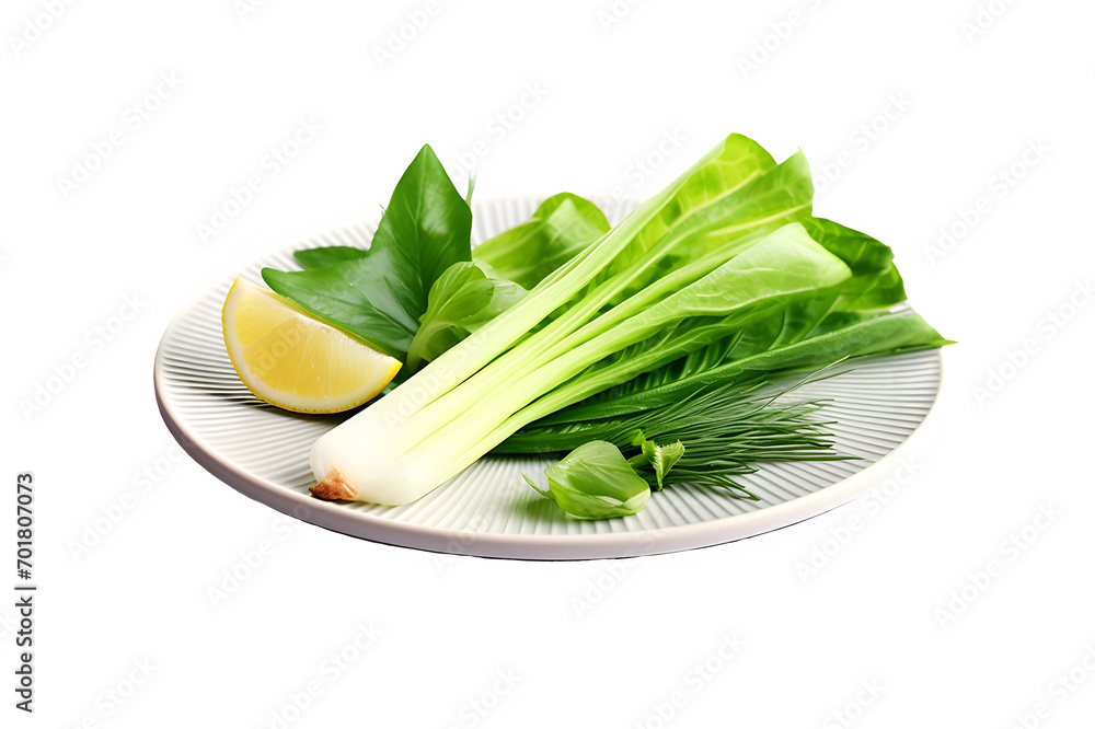 Green onion isolated on PNG background Green onion isolated on PNG background