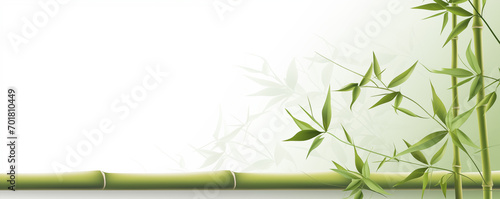 Zen bamboo leaves background,created with Generative AI tecnology.