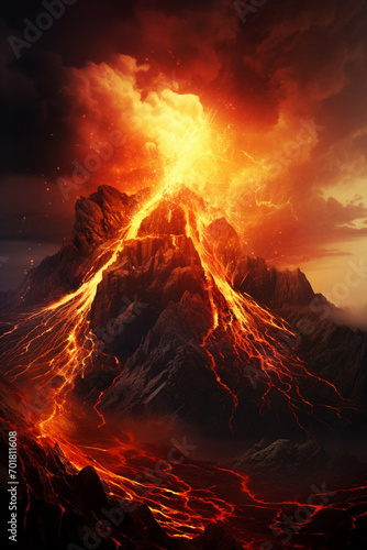 volcanic eruption