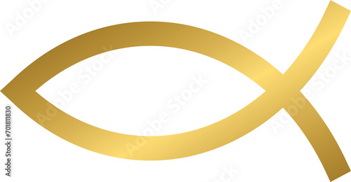 Golden Christianity religious symbol