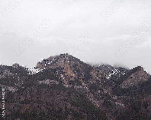 Montaña, pirineos, turismo, nieve, niebla, europa, Spain