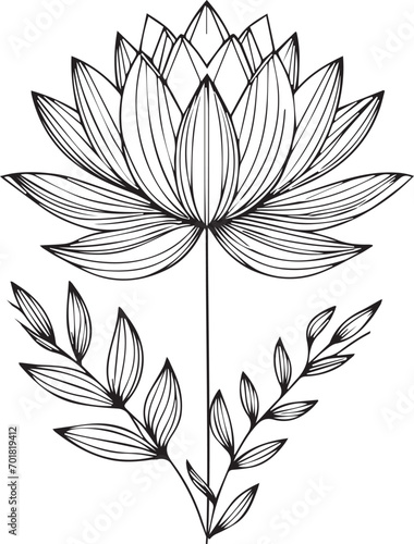 water lily larkspur July birth flower tattoo, realistic black and white water lily tattoo, water lily tattoo black and white, waterlily, minimalist geometric water lily tattoo, water lily line art