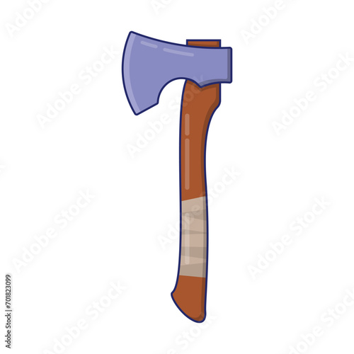 Cartoon axes design illustration icon isolated white background
