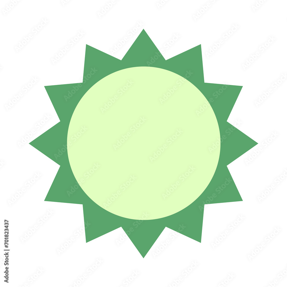 abstract green star abstract green star