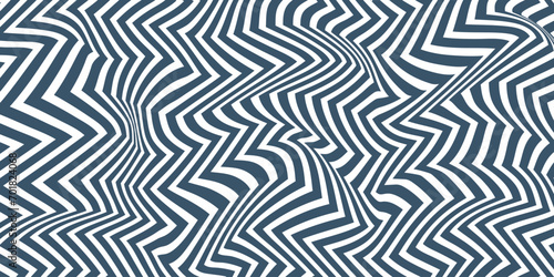 Abstract stripes optical art wave line background. Vector illustration