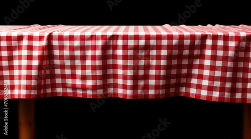 Background cotton table picnic textile textured white background gingham tablecloth red fabric