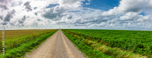 Feldweg an der Westküste in Dänemark