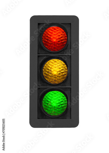 Verkehrssampel, Rot, Gelb, Grün als Signallicht