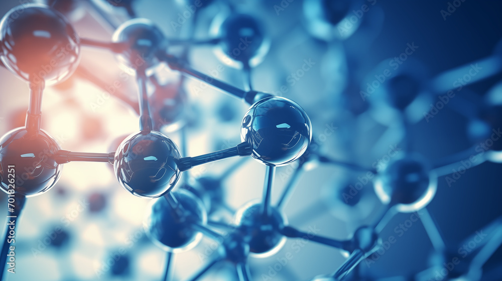 DNA molecular and atomic structure Scientific background. Close-up DNA molecular and atomic structure Scientific background. Close-up