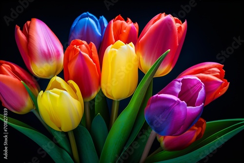 Tulip flowers #701827839