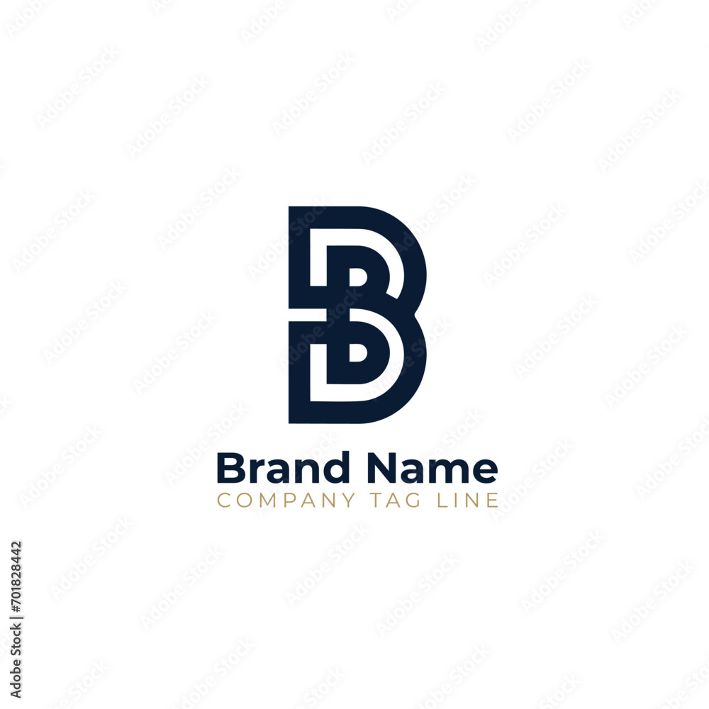 letter b logo with Different shape icon design vector design template inspiration letter b logo with Different shape icon design vector design template inspiration