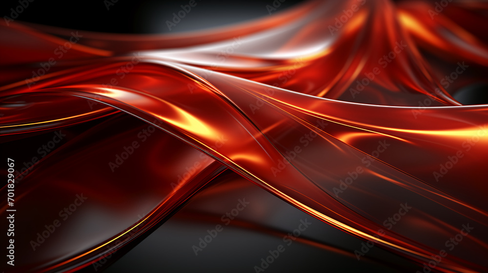 Fototapeta premium abstract colorful glowing wavy perspective with fractals and curves background 16:9 widescreen wallpapers