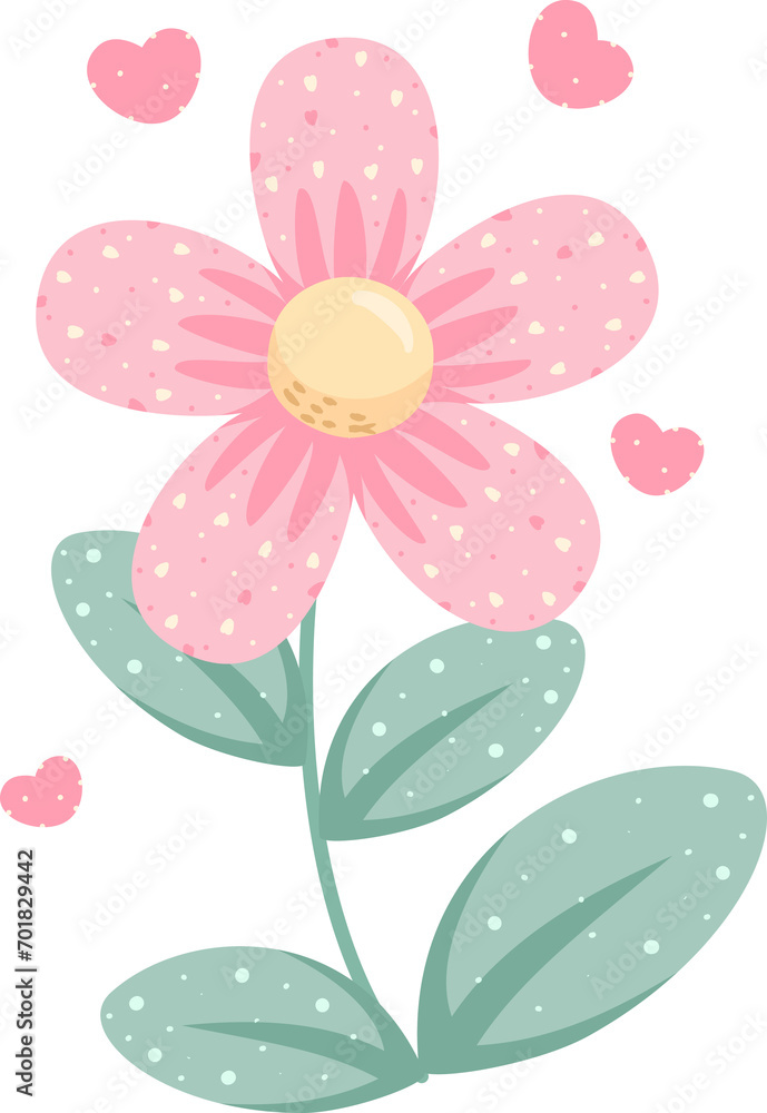 Fototapeta premium Happy valentine's Elements