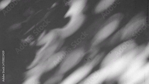 Concrete walls in a natural backdrop with the shadow of swaying leaves in the gentle breeze, abstract background