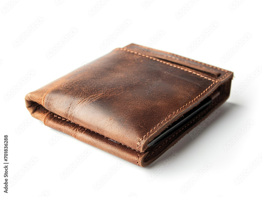 Men's wallet made of brown leather. Slight wear due to use. Men's wallet made of brown leather. Slight wear due to use.