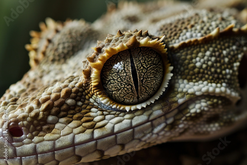 close up of a lizard