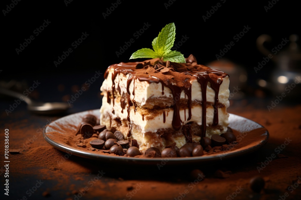 Tiramisu in a plate Tiramisu in a plate