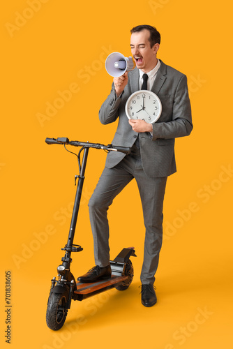 Handsome businessman with c...