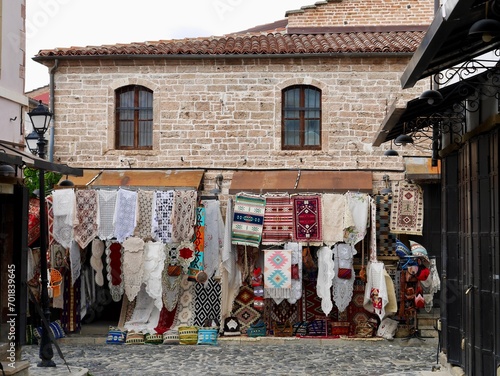 Old Ottoman bazaar in Korca, Albania.