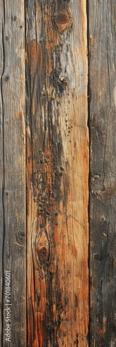 A Background of Aged Rustic Wood Planks with a Rich Patina and Visible Grain conveying Warmth and Authenticity created with Generative AI Technology