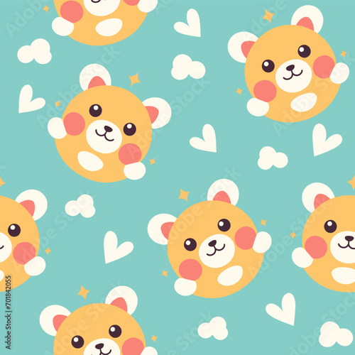 Happy cute sweet wallpaper background vector