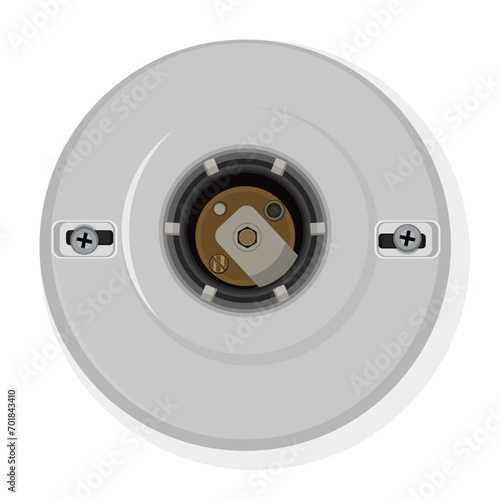 bulb holder isolated on white background