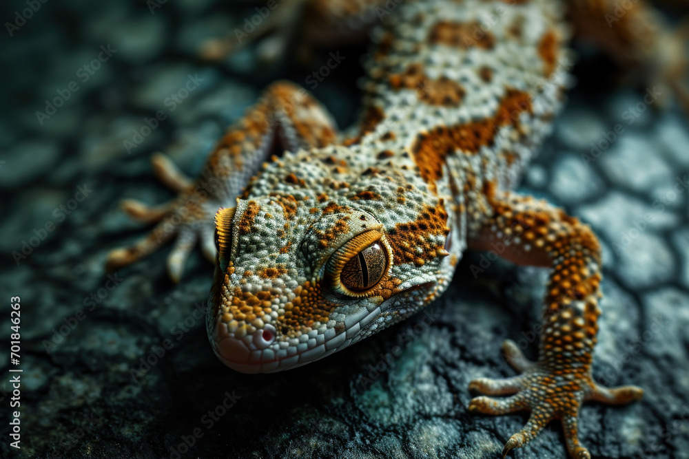 Naklejka premium close up of a lizard
