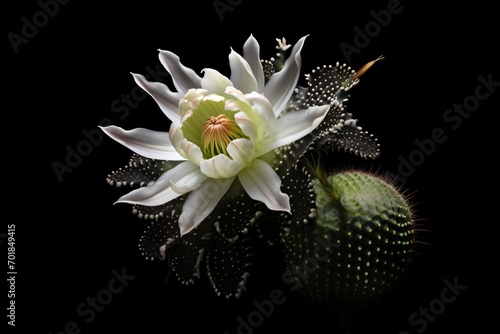 Beautiful and rare species of white flowers