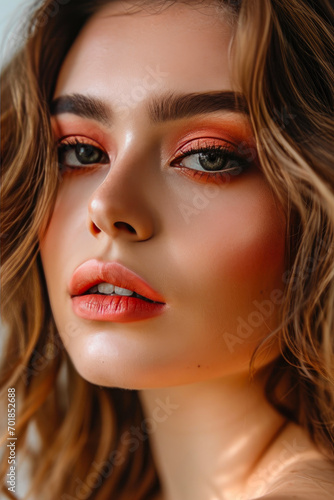 Sleek and Stylish: Model Makeup Shoot in Modern Salon