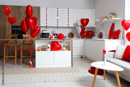 Interior of kitchen decorat...