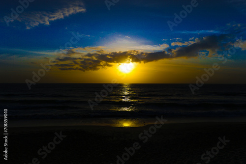Sunrise on the Florida beach