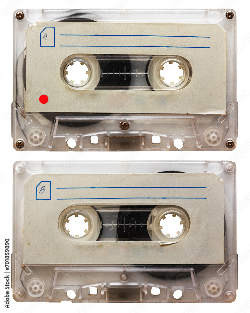 Obraz premium audio cassette isolated