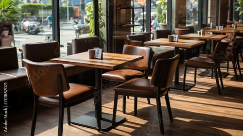 Most tables and chairs in restaurants and coffee