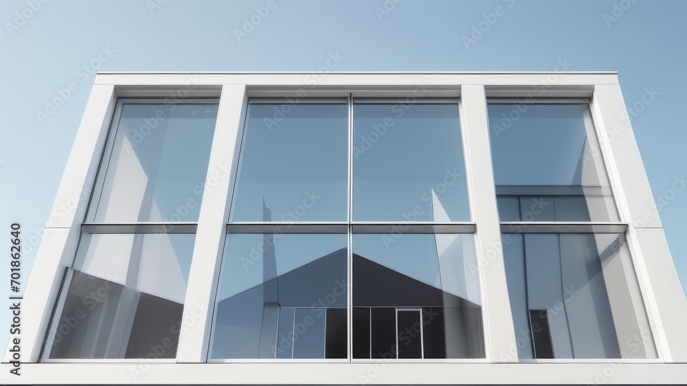 windows of a building ai generated windows of a building ai generated